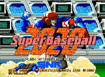 2020 Super Baseball (set 1) screen shot title